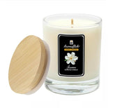 Jasmine Scented Candle in Glass Jar
